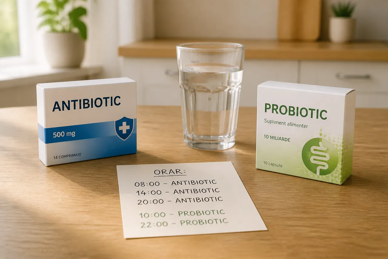 când se ia probioticul după antibiotic