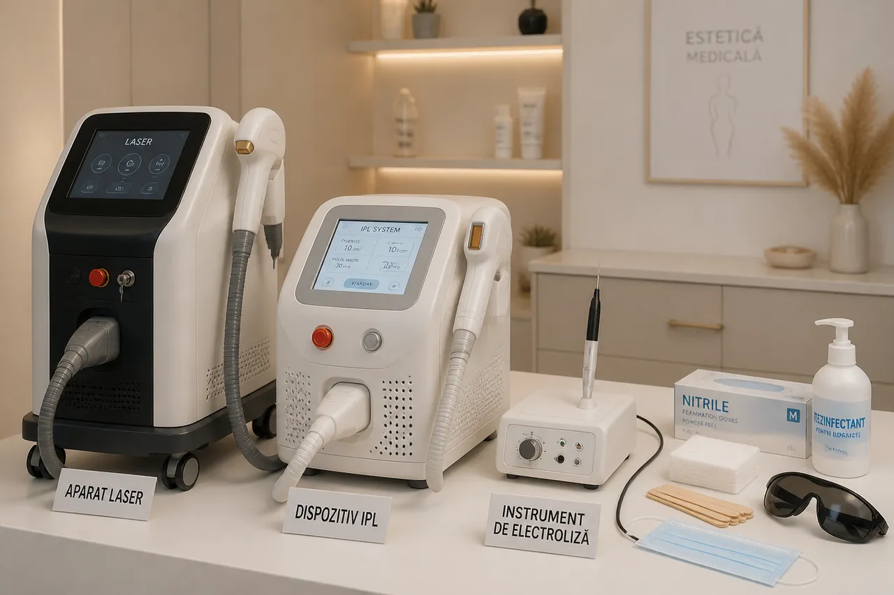 diferența dintre laser IPL și electroliză