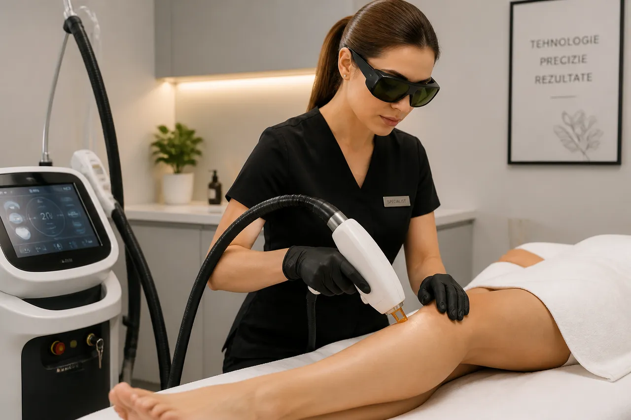 epilare definitivă cu laser într-o clinică din România