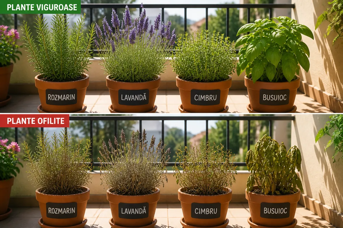 plante aromatice rezistente balcon vară